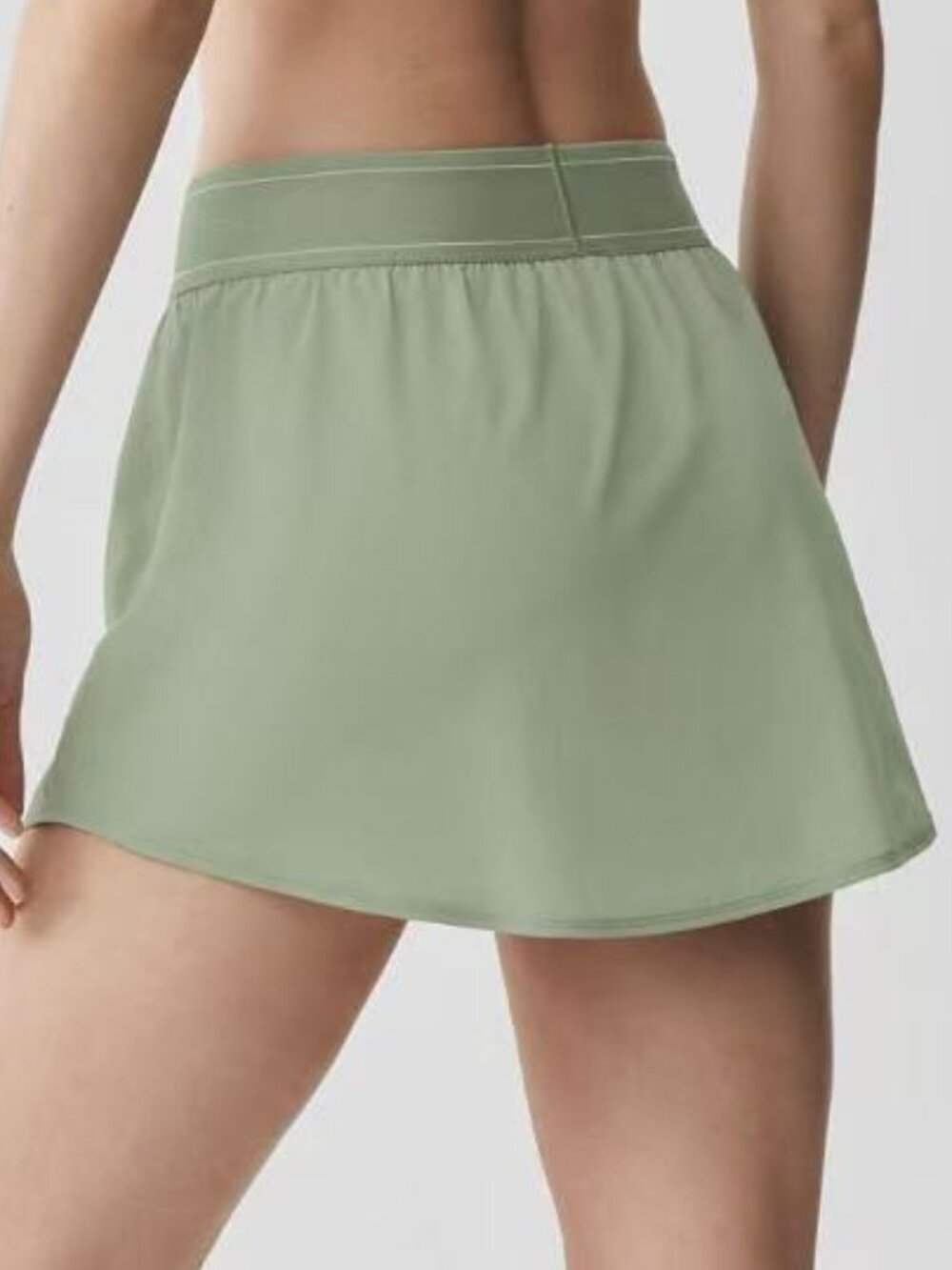 Alo Yoga🧚‍♀️Match Point Tennis Skirt Dune Grass,NWT - Picture 7 of 7